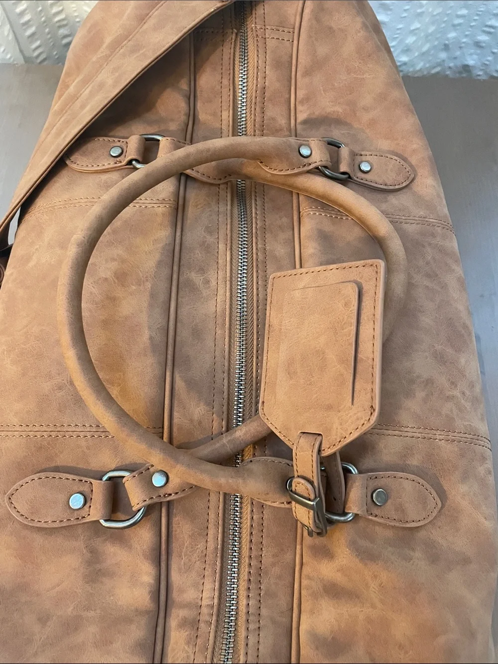 Indian Maharadja Retro Weekender Bag Golden Oldie Duffle Travel Gym Carry On